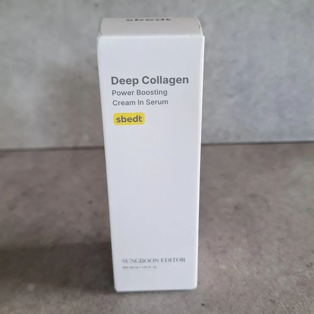 Sungboon editor Deep collagen Power boosting cream in serum anti-aging k-beauty